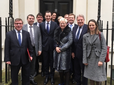 Kent and Essex MPs with Chancellor